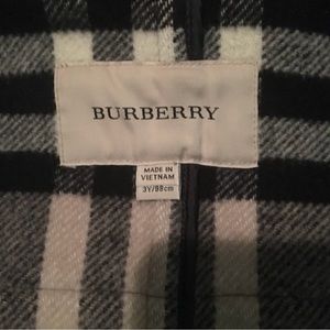 Burberry kids coat best condition